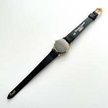 Load image into Gallery viewer, Vintage Ladies' Accurist Moon Phase Quartz Watch with Black Leather Strap