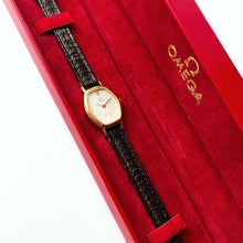 Load image into Gallery viewer, Tiny 1980s Omega De Ville Ladies' Vintage Quartz Watch - Boxed