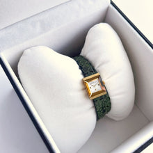 Load image into Gallery viewer, Boxed Gucci G Frame Watch with Square Mother of Pearl Dial and Double
