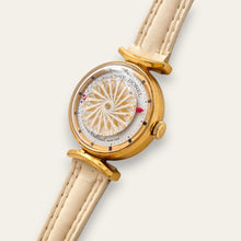 Load image into Gallery viewer, Vintage Ernest Borel Cocktail Kaleidoscope Gold Mechanical Watch 1970s
