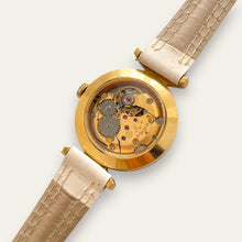Load image into Gallery viewer, Vintage Ernest Borel Cocktail Kaleidoscope Gold Mechanical Watch 1970s
