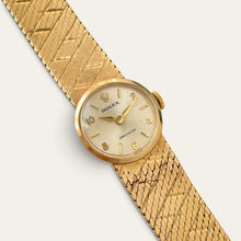Load image into Gallery viewer, Vintage Rolex Precision Ladies 9ct Gold Watch 1965 Mechanical Bracelet
