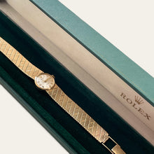 Load image into Gallery viewer, Vintage Rolex Precision Ladies 9ct Gold Watch 1965 Mechanical Bracelet
