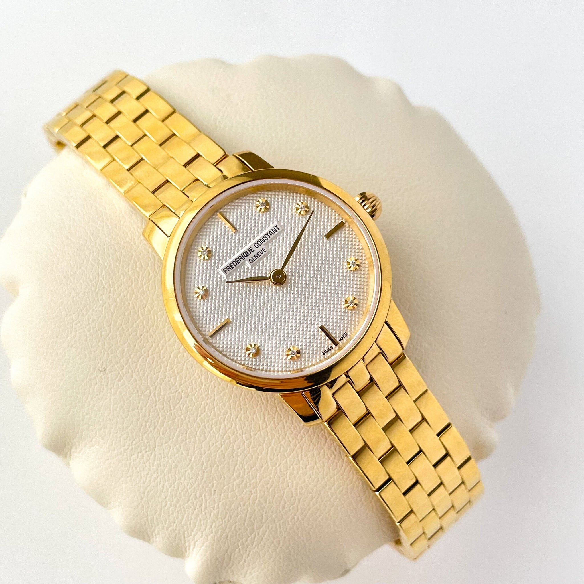 Frederique Constant Slimline Gold-Plated Ladies
