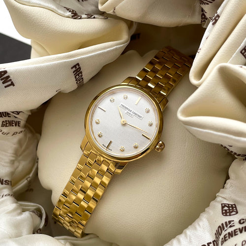 Frédérique Constant Slimline Gold-Plated Ladies' Quartz Watch