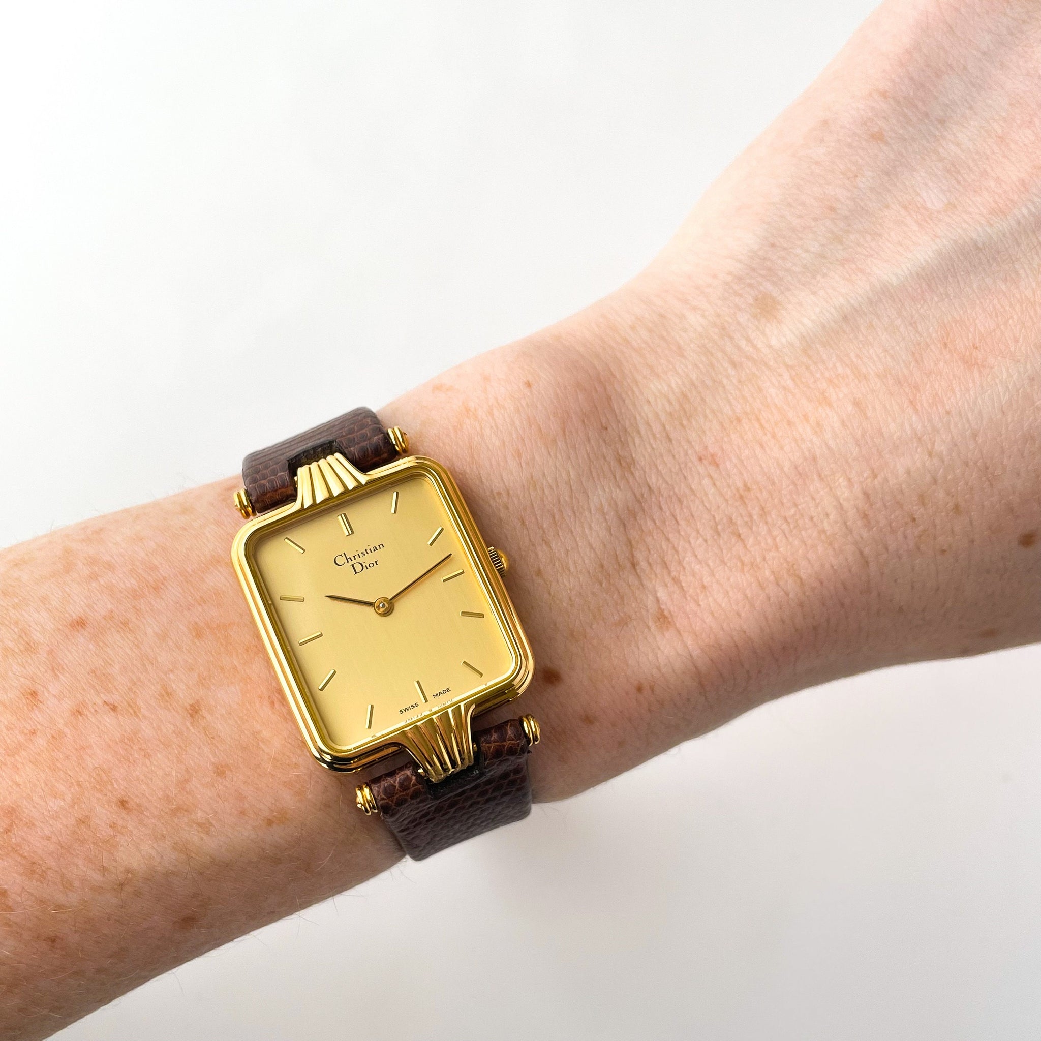 AUTHENTIC VINTAGE DIOR GOLD WATCH RARE Watch Dior Gold in Gold plated - 55892937 main image 3