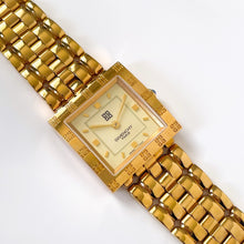 Load image into Gallery viewer, Vintage 1990s Unisex Gold-Plated Givenchy ‚ÄòApsaras‚Äô Quartz Watch with Beige Dial
