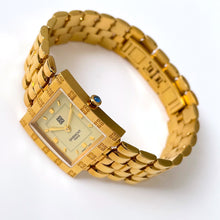 Load image into Gallery viewer, Vintage 1990s Unisex Gold-Plated Givenchy ‚ÄòApsaras‚Äô Quartz Watch with Beige Dial
