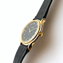 Load image into Gallery viewer, Vintage Gold-Plated Ladies&#39; Citizen Elegance Quartz Watch with Black

