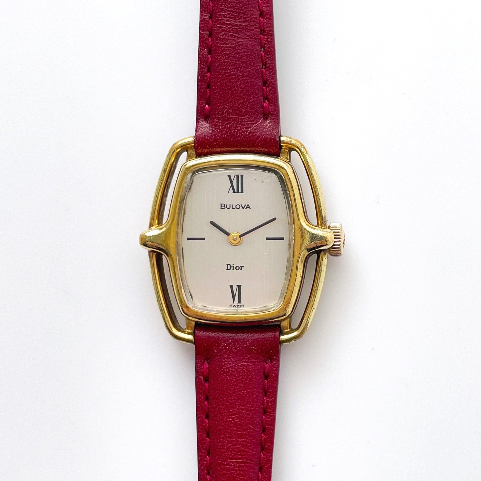 Rare Vintage 1970s Ladies' Dior x Bulova Collection Mechanical