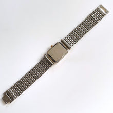 Load image into Gallery viewer, Vintage 1990s Unisex Two-Tone Givenchy ‚ÄòLife‚Äô Quartz Watch with Rectangular Dial
