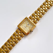 Load image into Gallery viewer, Vintage 1990s Unisex Gold-Plated Givenchy ‚ÄòApsaras‚Äô Quartz Watch with Beige Dial
