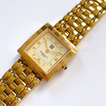 Load image into Gallery viewer, Vintage 1990s Unisex Gold-Plated Givenchy ‚ÄòApsaras‚Äô Quartz Watch with Beige Dial
