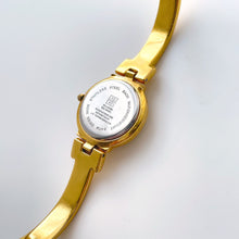 Load image into Gallery viewer, Vintage 1990s Gold-Plated Ladies&#39; Givenchy &#39;Millesime&#39; Bangle Watch with Blue Dial and Quartz Movement
