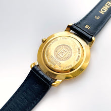 Load image into Gallery viewer, Fendi Quartz Watch – Gold-Plated Unisex Model with Black Dial, 1990s
