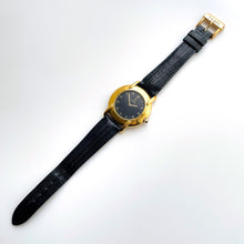 Load image into Gallery viewer, Fendi Quartz Watch – Gold-Plated Unisex Model with Black Dial, 1990s
