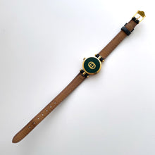 Load image into Gallery viewer, Vintage 1990 Ladies&#39; Gucci Stack Quartz Watch with Green and Beige Dial
