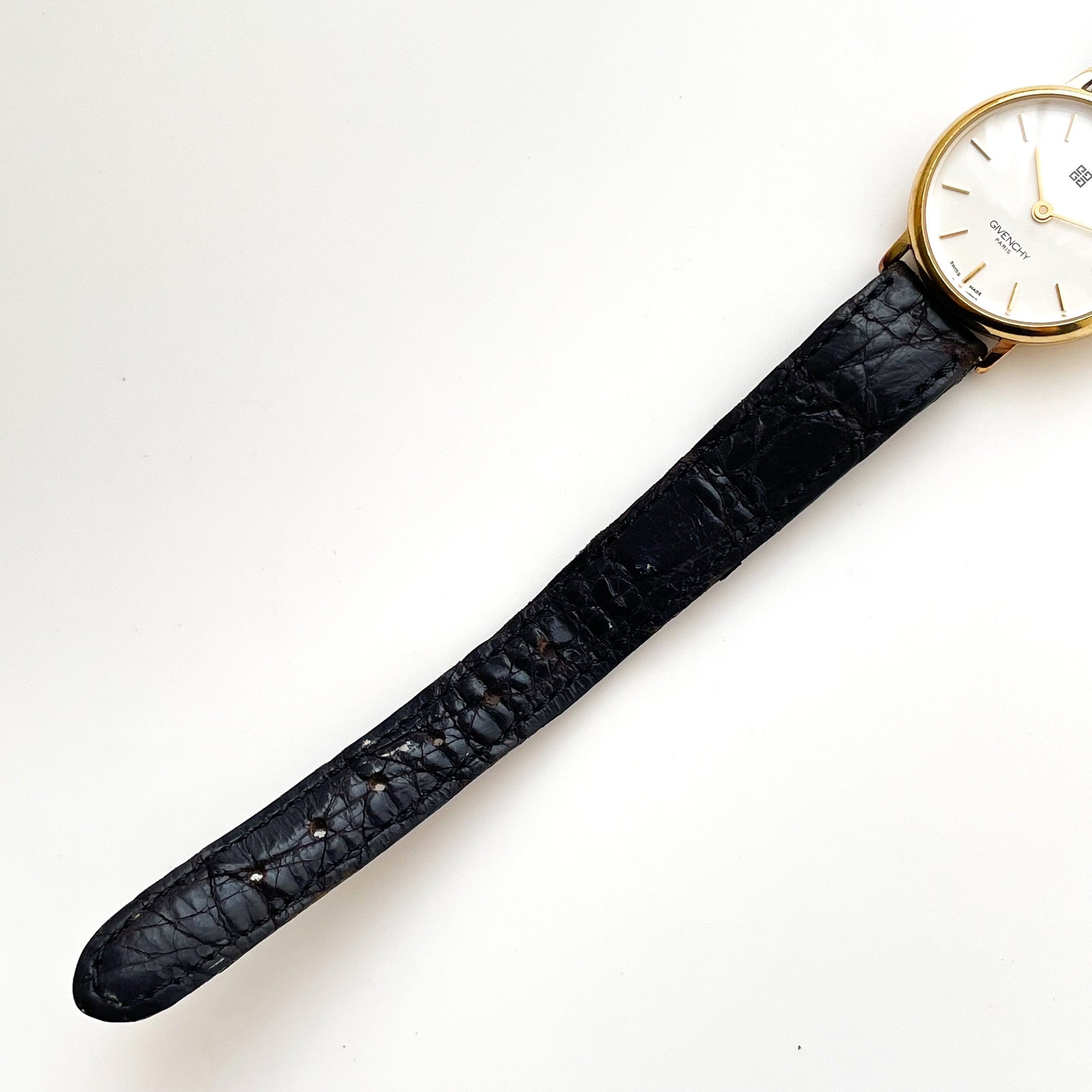 Vintage 1990s Gold-Plated Ladies' Givenchy Quartz Watch with