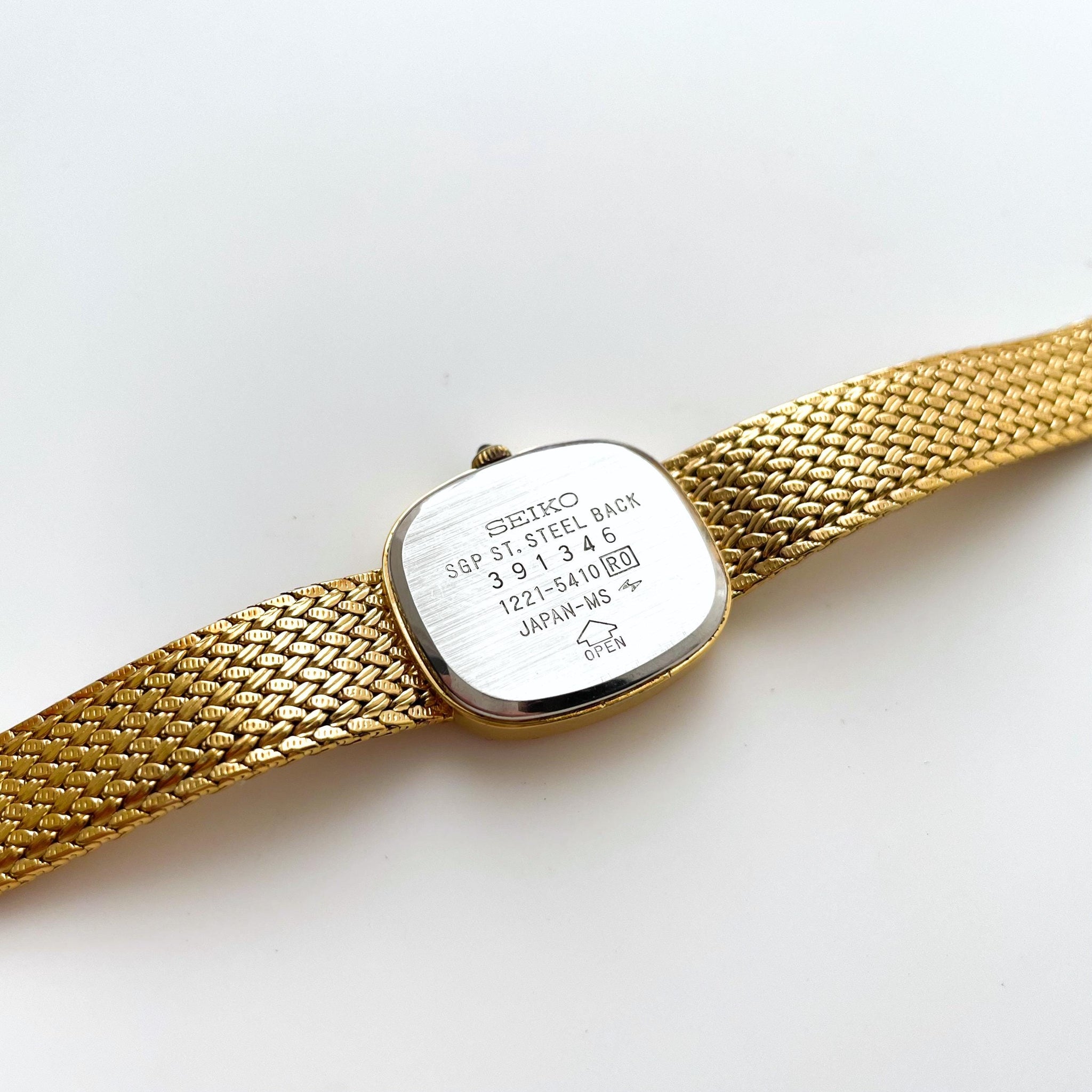 Vintage 1990s Gold-Plated Ladies' Seiko Exceline Quartz Watch