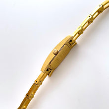 Load image into Gallery viewer, Vintage Ladies&#39; 90s Gucci 3900L Quartz Watch with Rectangular Black Dial

