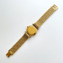 Load image into Gallery viewer, Vintage Gold-Plated Christian Dior Ladies&#39; Quartz Watch with Crystal-Set Dial and Faceted Glass
