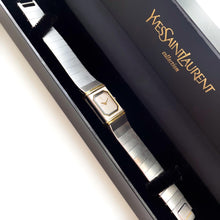 Load image into Gallery viewer, Rare Vintage 90s Two-Tone Yves Saint Laurent Ladies&#39; Reverso Quartz Watch

