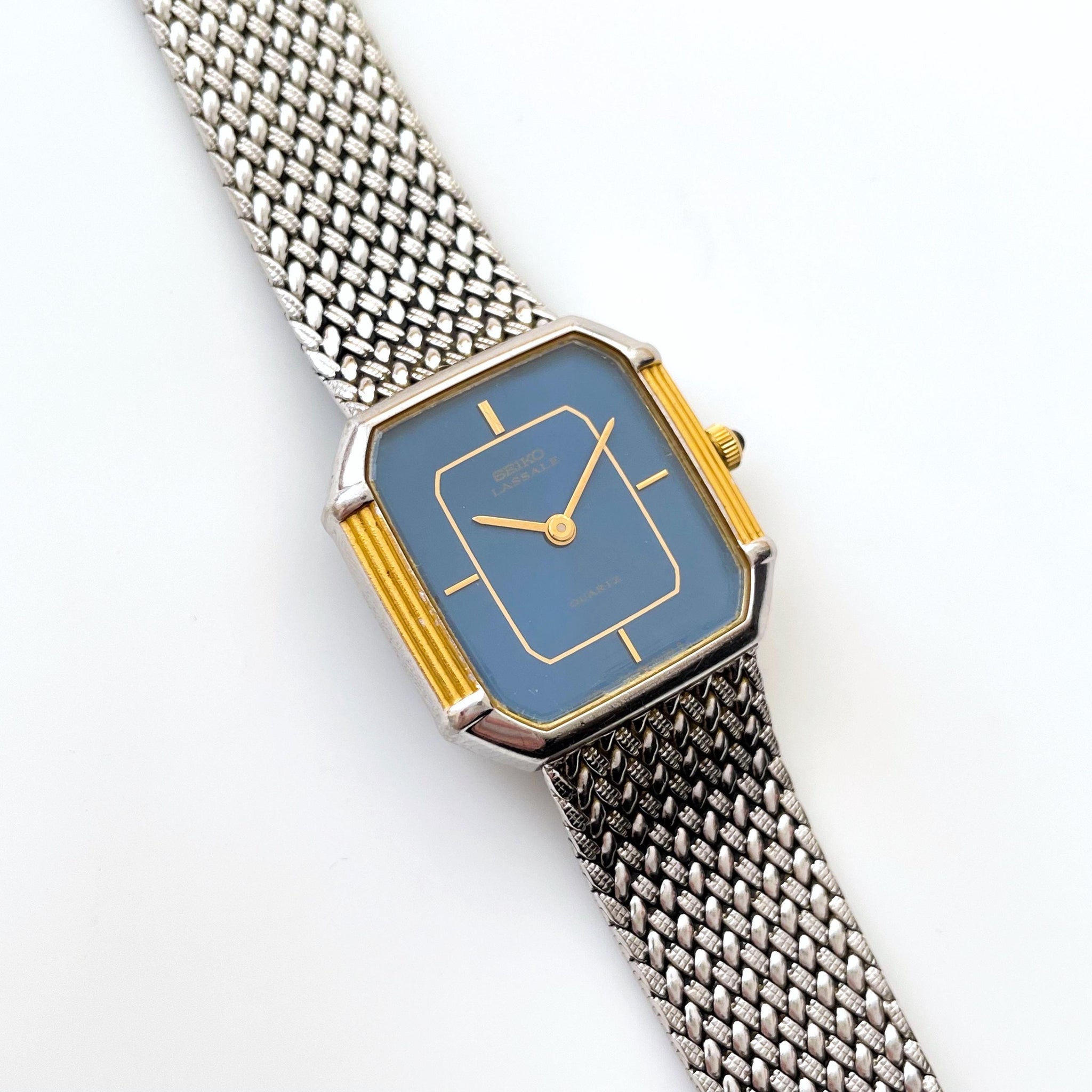 【SEIKO】希少 LASSALE クォーツ 希少 稼動品 腕時計 SEIKO LASSALE セイコー ラサール 新品電池