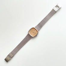 Load image into Gallery viewer, Vintage 1990s Ladies&#39; Silver-Tone Seiko Quartz Watch with Champagne Dial
