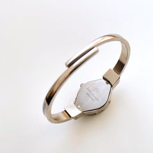 Load image into Gallery viewer, André Mouche Quartz Watch – Enamel Floral Design, Concealed Dial, Bangle
