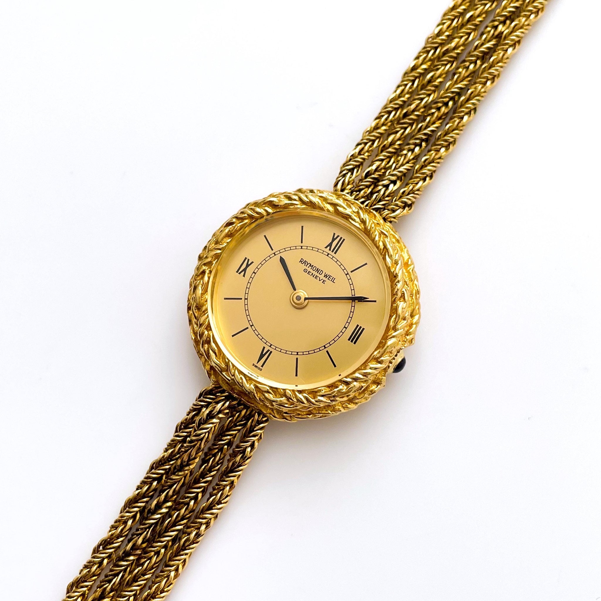 Rare Vintage Gold-Plated Raymond Weil Mechanical Ladies