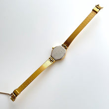 Load image into Gallery viewer, Vintage Gold-Plated Ladies&#39; Citizen Quartz Watch with Black Dial
