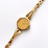 Rare 80s Gold-Plated Seiko Quartz Watch with Octagon Dial and Thin