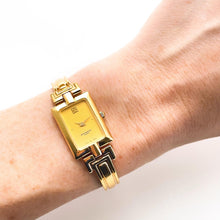 Load image into Gallery viewer, Vintage Gold-Plated Ladies&#39; Givenchy &#39;Millesime&#39; Bangle Quartz Watch with Rectangular Dial
