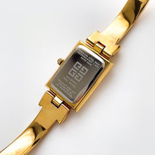 Load image into Gallery viewer, Vintage Gold-Plated Ladies&#39; Givenchy &#39;Millesime&#39; Bangle Quartz Watch with Rectangular Dial
