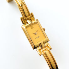 Load image into Gallery viewer, Vintage Gold-Plated Ladies&#39; Givenchy &#39;Millesime&#39; Bangle Quartz Watch with Rectangular Dial
