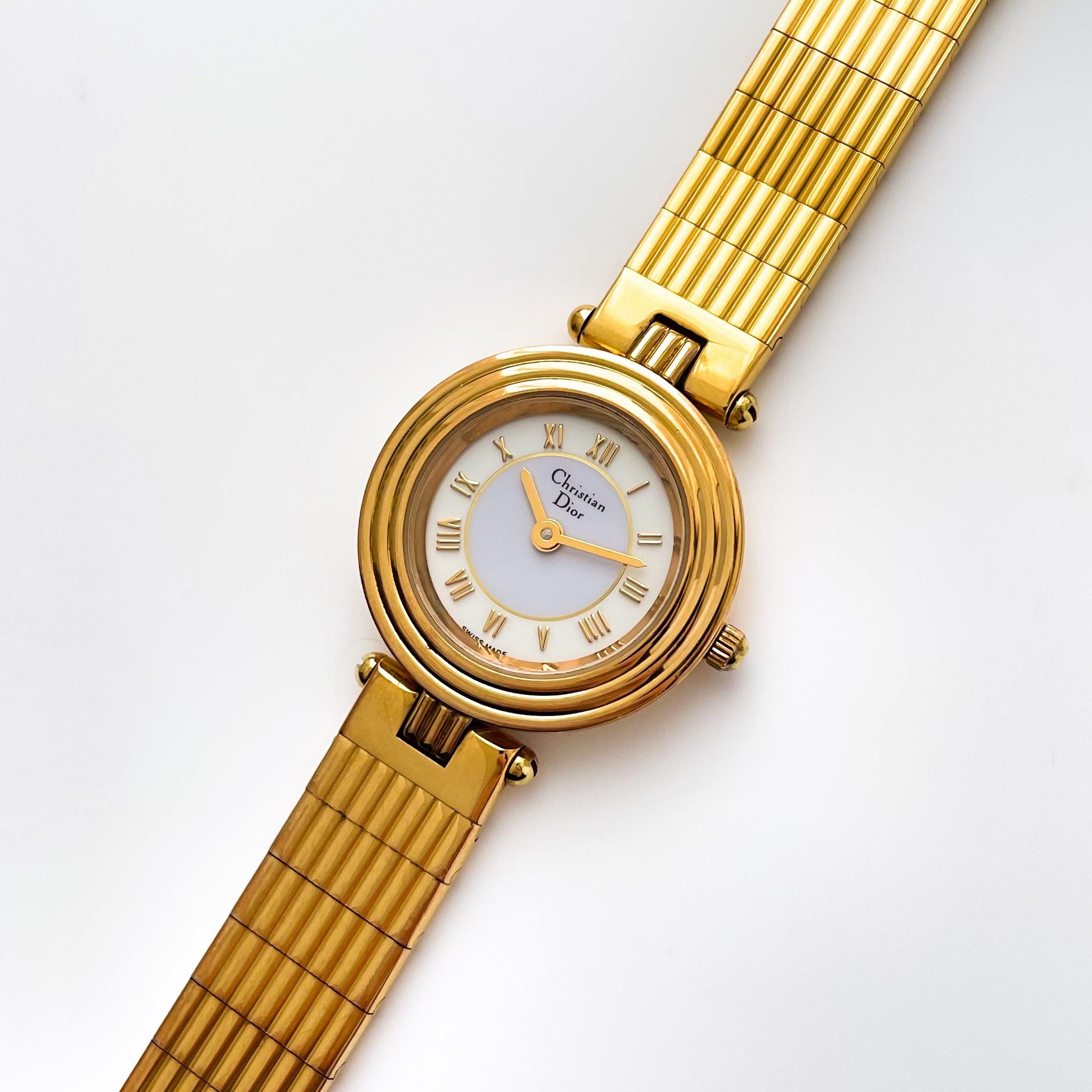 Vintage 1990s Gold-Plated Christian Dior 3051 Ladies' Quartz Watch