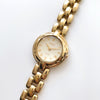 Rare 90s Gold-Plated Seiko Tisse Quartz Watch with Round Dial
