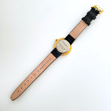 Load image into Gallery viewer, Vintage 90s Gold-Plated Yves Saint Laurent Ladies&#39; Quartz Watch with Black Leather Strap - Boxed
