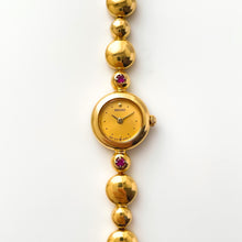 Load image into Gallery viewer, Seiko Jewellery Quartz Watch – Gold-Plated, Tiny Dial with 2 Rubies, 1990s
