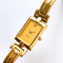 Load image into Gallery viewer, Vintage Gold-Plated Ladies&#39; Givenchy &#39;Millesime&#39; Bangle Quartz Watch with Rectangular Dial
