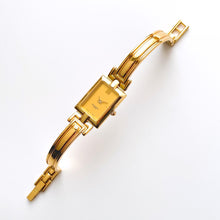 Load image into Gallery viewer, Vintage Gold-Plated Ladies&#39; Givenchy &#39;Millesime&#39; Bangle Quartz Watch with Rectangular Dial
