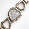 Vintage YSL Silver-Tone Coeur Crash Heart-Shaped Ladies' Quartz Watch