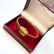 Load image into Gallery viewer, Vintage Gold-Plated Rotary Ladies&#39; Mechanical Watch - Boxed
