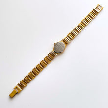 Load image into Gallery viewer, Vintage Ladies&#39; Constant Gold-Plated Quartz Watch with Oval Dial and Bar Link Bracelet
