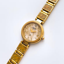 Load image into Gallery viewer, Vintage 1990s Gold-Plated Ladies&#39; Citizen Quartz Watch With Tortoise Pattern

