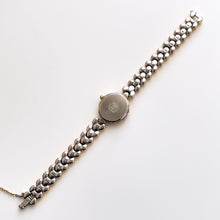 Load image into Gallery viewer, Thin Vintage 00s Two-Tone Ladies&#39; Cyma &quot;Louis XV&quot; Quartz Watch With Intricate Bracelet
