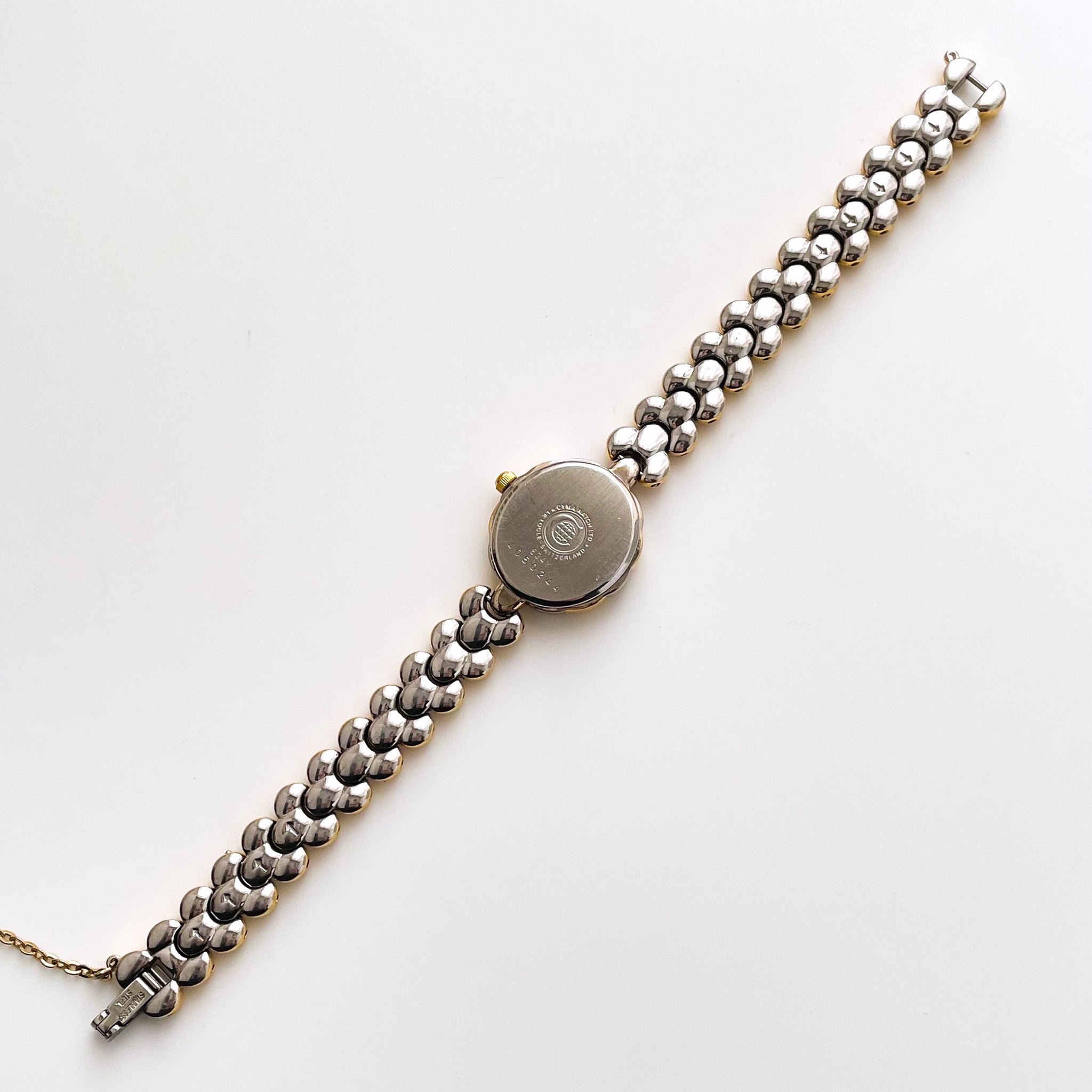 Thin Vintage 00s Two-Tone Ladies' Cyma 