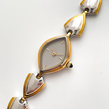 Load image into Gallery viewer, Thin Vintage 1990s Two-Tone Ladies&#39; Pola Quartz Watch With Intricate Bracelet
