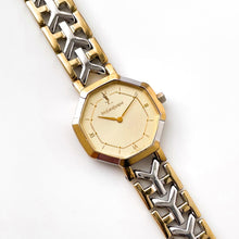 Load image into Gallery viewer, Vintage 90s Yves Saint Laurent Ladies&#39; Quartz Watch with Two-Tone Bracelet and Octagon Dial - Boxed
