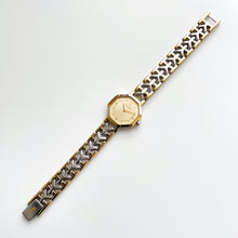 Load image into Gallery viewer, Vintage 90s Yves Saint Laurent Ladies&#39; Quartz Watch with Two-Tone Bracelet and Octagon Dial - Boxed
